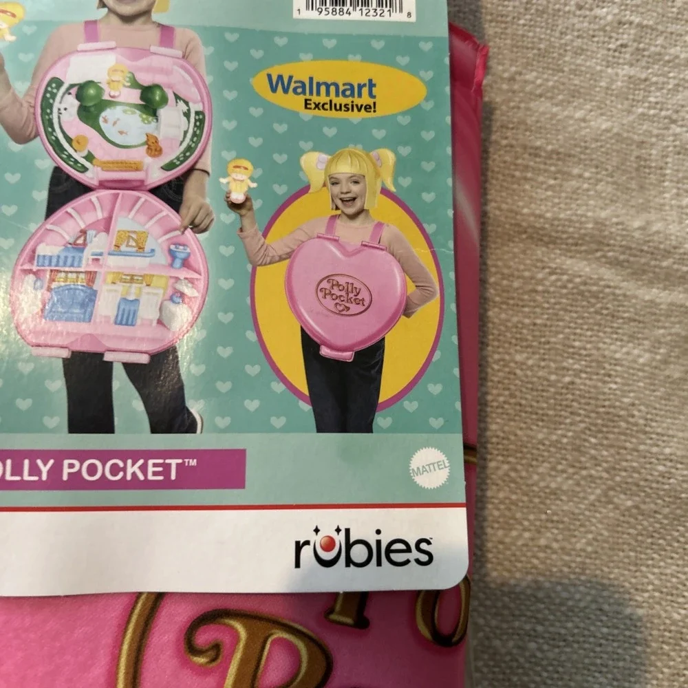 Vintage Polly Pocket Halloween Costume Girl Kids One Size New In Package